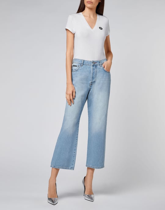 Denim Broek Losjes Iconic Plein - Image 4