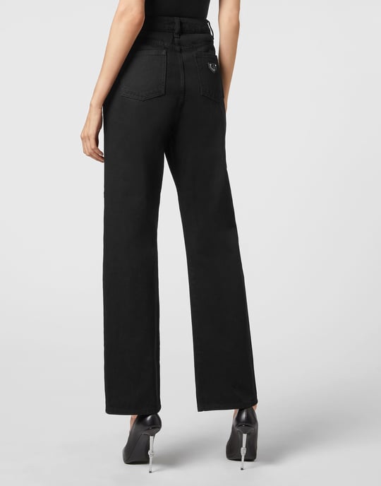 Denim Broek Losjes Iconic Plein - Image 3