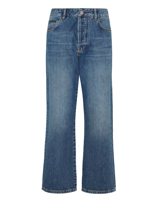 Denim Broek Losjes Iconic Plein - Image 1