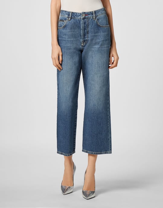 Denim Broek Losjes Iconic Plein - Image 2