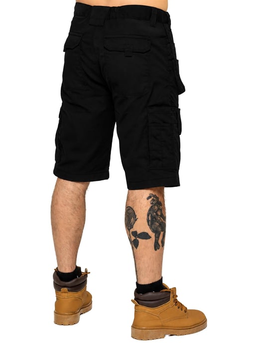 Kruze By Enzo | Heren Utility Cargo Werk Shorts - Image 2