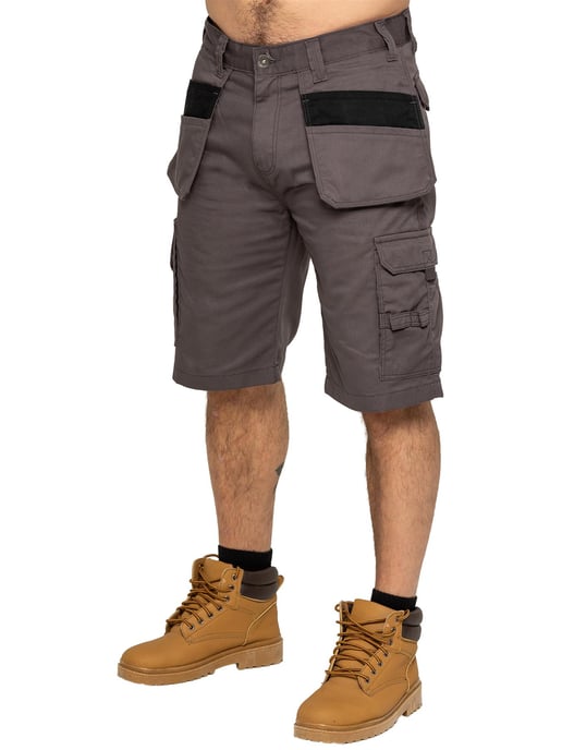 Kruze By Enzo | Heren Utility Cargo Werkshorts - Image 1