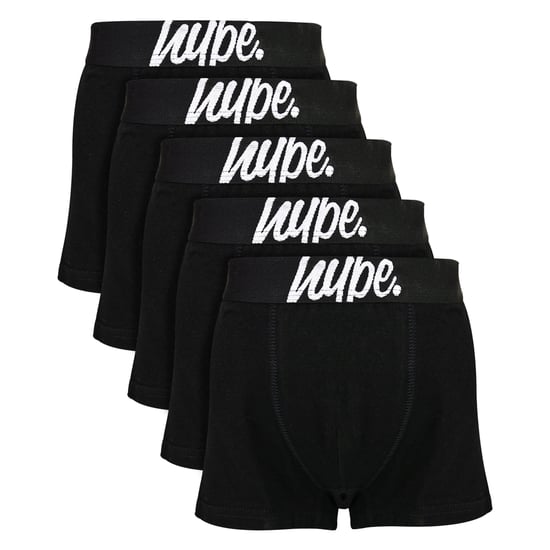 5-Pack Jongens Katoenen Boxer Shorts Zwarte Rekbare Ondergoed - Image 1