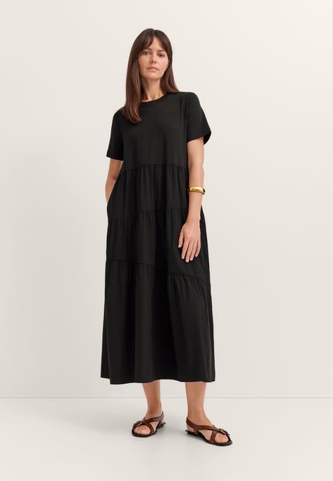 Bugatti Damen Zomerjurk met asymmetrische plooien - Image 1