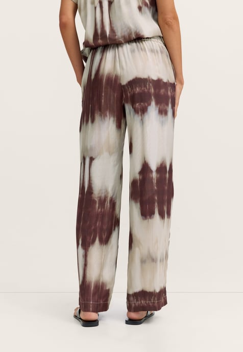 Bugatti Damen Vrijetijdsbroek met grafische print van viscose - Image 2