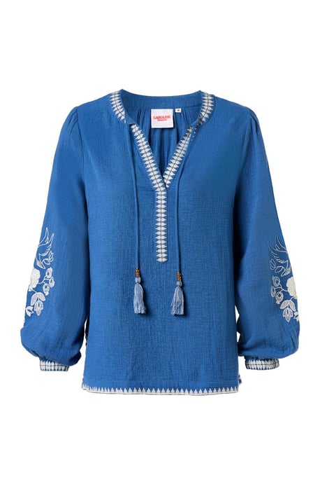 Caroline Tensen Iseo Blouse Blauw - Image 2