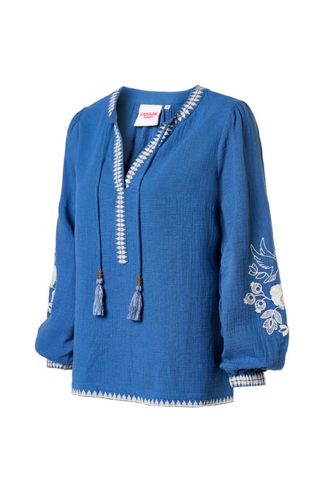Caroline Tensen Iseo Blouse Blauw - Image 3