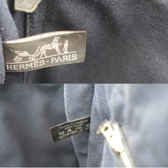 Hermes Vintage katoenen draagtas Fourre-Tout - Image 5