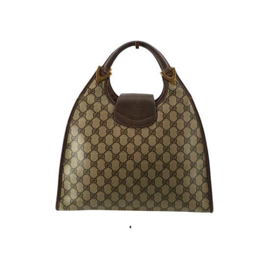 Gucci Vintage stoffen hobo's met voetband - Image 3
