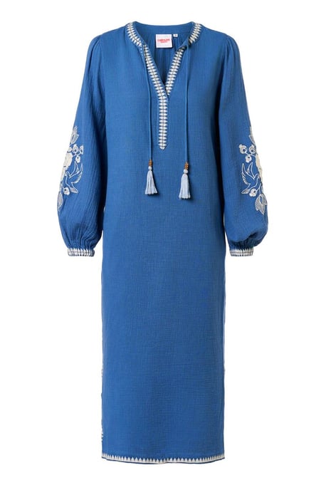 Caroline Tensen Como Jurk Blauw - Image 2
