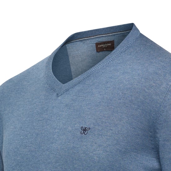 Cappuccino Italia Trui Salerno Pullover Blauw - Image 2