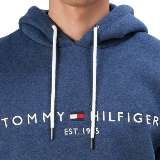 Tommy Hilfiger Hoodies Logo Hoodie Blauw - Image 3