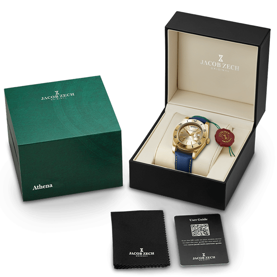 Jacob Zech Horloge Athena Goud - Image 6
