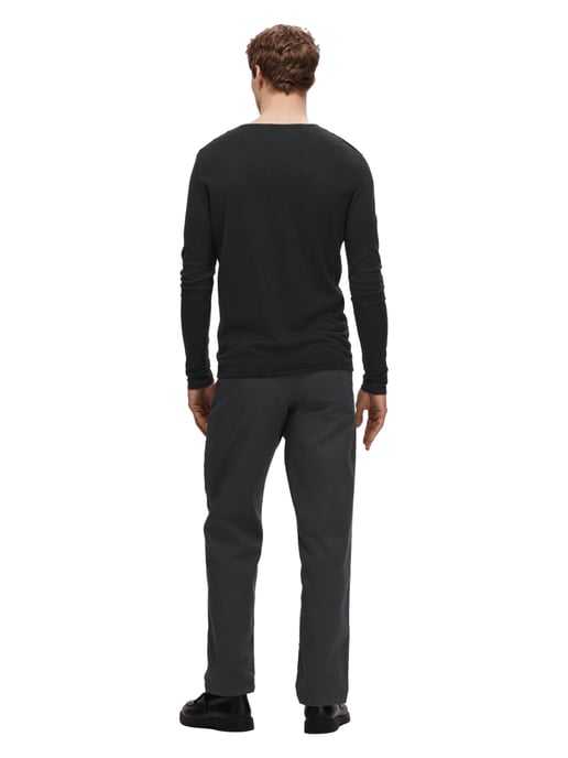Selected Sweaters Rocks Knit Crew Neck Zwart Zwart - Image 2