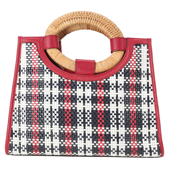Fendi Runaway Ruit Shopper Tote Bag in Rode Canvas - Image 3