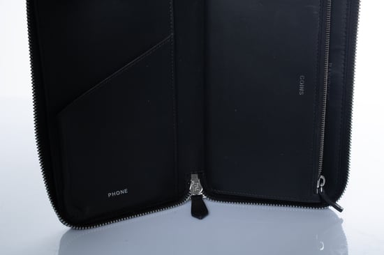 Fendi, FF print leren continentale rits clutch - Image 6
