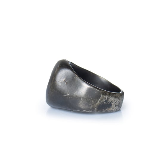 Maison Margiela, Ring met hematietlook - Image 2