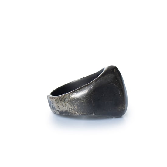 Maison Margiela, Ring met hematietlook - Image 4