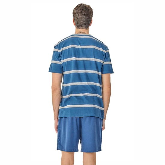 Heren Zomerse Korte Mouwen Pyjama JJB21 - Image 3