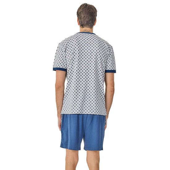 Heren Zomer Korte Mouwen Pyjama JJB21 - Image 3