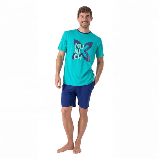 Heren Zomer Korte Pyjama's MU9 - Image 1