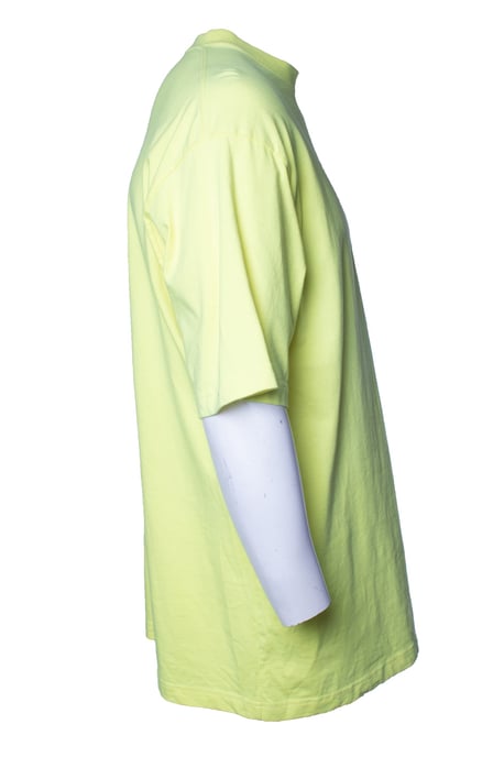Balenciaga, gele t-shirt met logo - Image 4