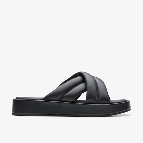 Alda Glide Zwarte Leren Sandalen - Image 1