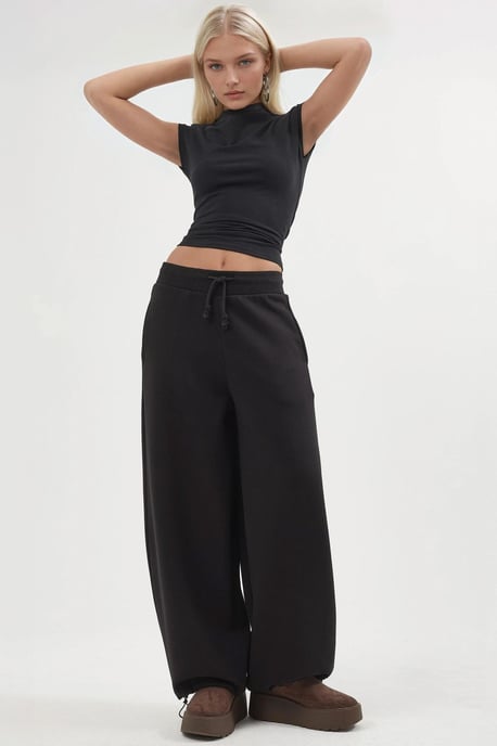Dames Lange Fleece Joggingbroek - Image 4