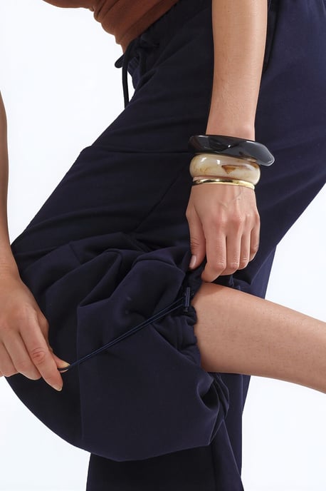 Dames Sweatpants van Katoenmix met Rechte Pijpen - Image 3