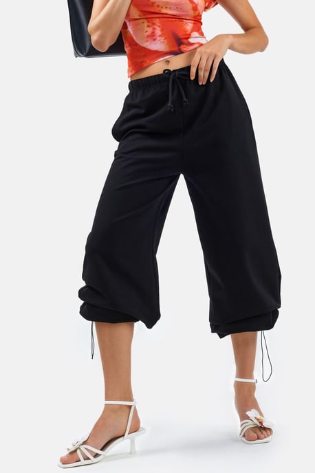 Dames Sweatpants van Katoenmix met Rechte Pijpen - Image 2