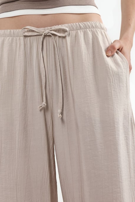 Dames Wijd-Pantalon van Geweven Stof - Image 3
