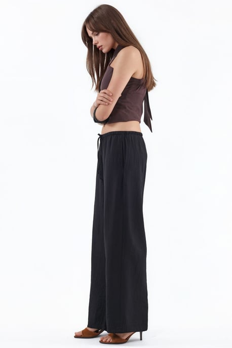 Dames Wijdbenige Geweven Broek - Image 2