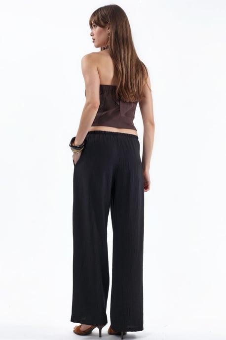 Dames Wijdbenige Geweven Broek - Image 3