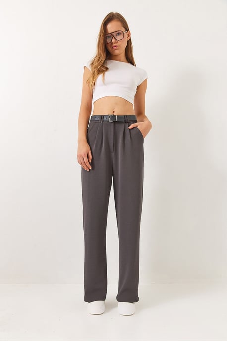 Gesp Breit Leg Tricot Broek - Image 5