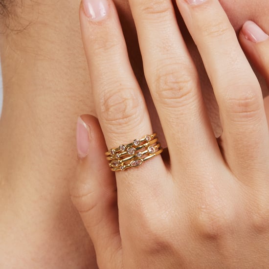 Luxenter Ring in Brilliant Metal en Zirconia Alloy afgewerkt in 18 karaats geel goud - Ulethel - Image 4
