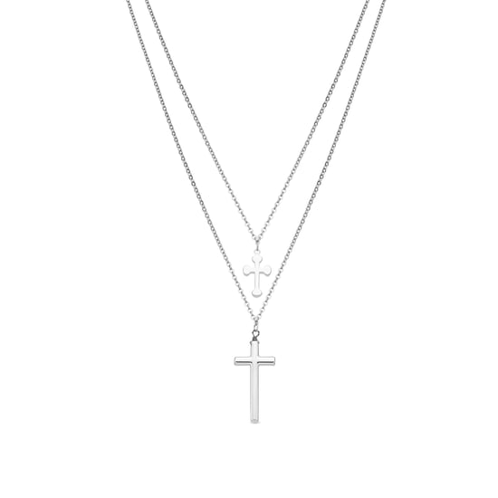 Luxenter ketting afgewerkt met rhodium - Frikca - Image 1