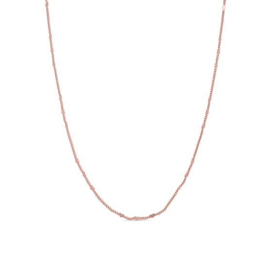 Luxenter ketting afgewerkt in 18 karaat roségoud - Fons - Image 1