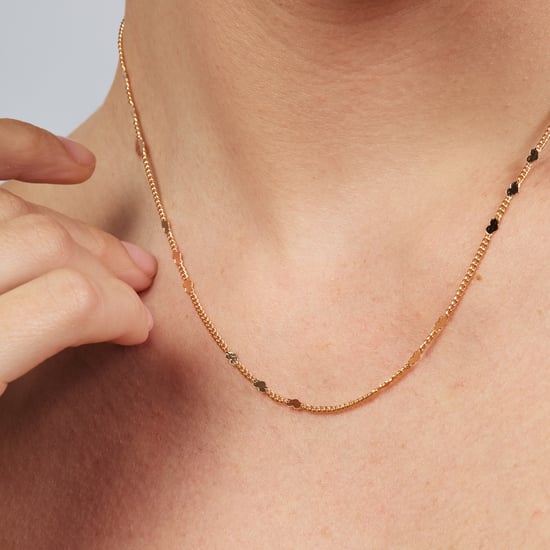 Luxenter ketting afgewerkt in 18 karaat roségoud - Fons - Image 4
