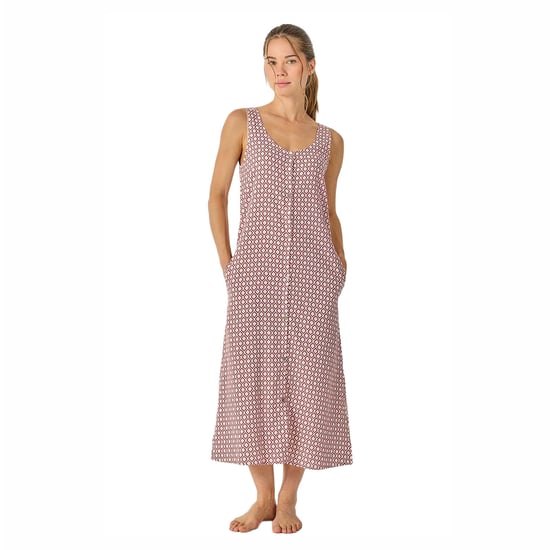 Dames Zomer Lange Mouwloze Nachthemd JJB38 - Image 4
