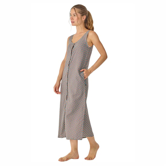 Dames Zomer Lange Mouwloze Nachtjapon JJB38 - Image 2