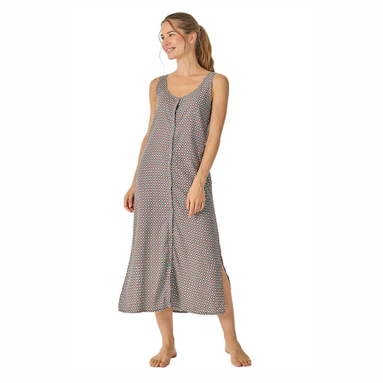 Dames Zomer Lange Mouwloze Nachtjapon JJB38 - Image 4