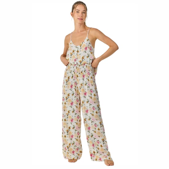 Dames Zomer Pyjama's met Schouderbanden en Vloeiende Lange Broek JJB33 - Image 4