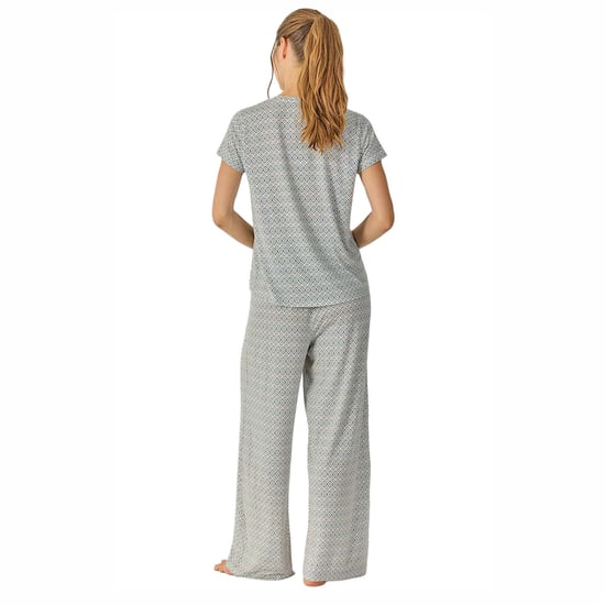Dames Zomer Pyjama's met Flowing Lange Broek JJB28 - Image 3
