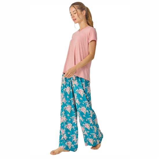 Dames Zomer Pyjama's met Vloeiende Lange Broek JJB34 - Image 2