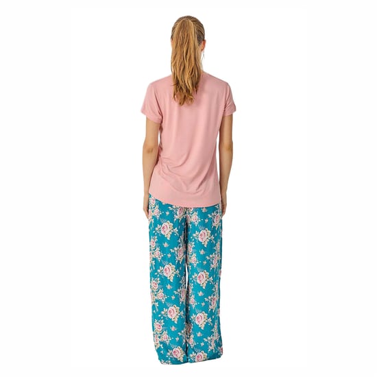 Dames Zomer Pyjama's met Vloeiende Lange Broek JJB34 - Image 3