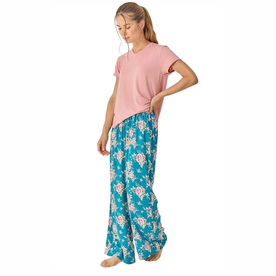 Dames Zomer Pyjama's met Vloeiende Lange Broek JJB34 - Image 5