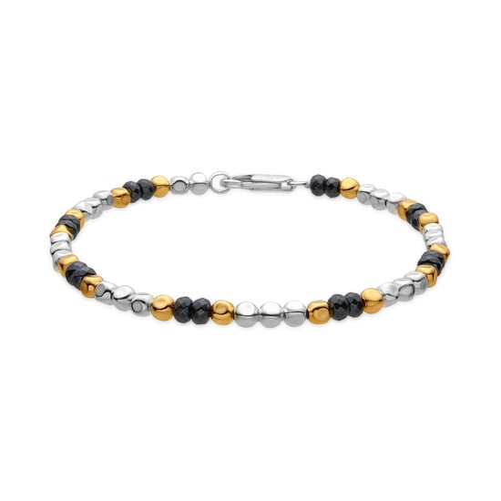 Luxenter Armband met 18-karaats geelgouden afwerking en hematiet - Miluy - Image 1