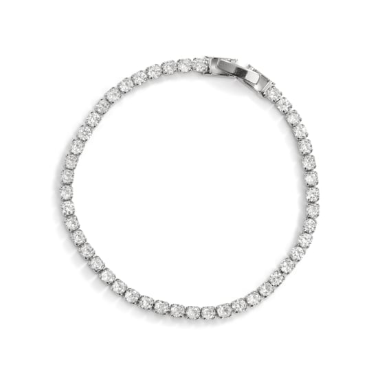 Luxenter armband in Brilliant Metal Alloy en Zirconia Rhodium afwerking - Newyn - Image 3