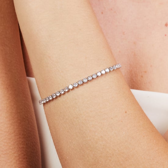 Luxenter armband in Brilliant Metal Alloy en Zirconia Rhodium afwerking - Newyn - Image 4