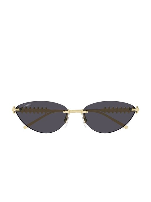 Cartier Zonnebril Grijs/Goud - Image 2